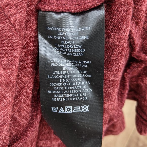 ANTHROPOLOGIE Pauline Red Ruffle Skirt NWT 3X Rib Knit Midi Elastic Wais… - Picture 8 of 8